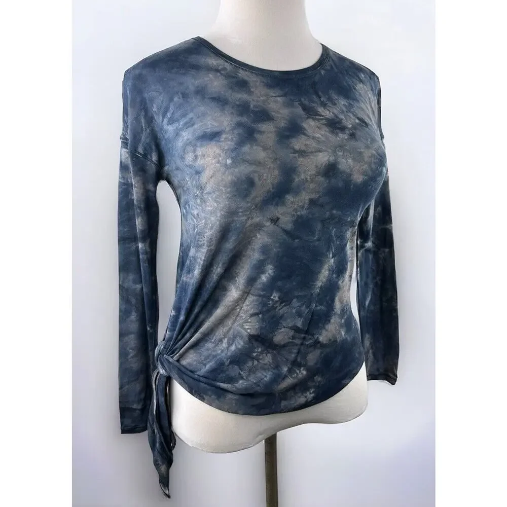 Lululemon To The Point Long Sleeve Top Size 4 Tie Dye Lightweight Active Lounge - Picture 14 of 16